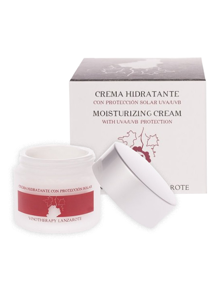 Creme Facial Antirrugas de Vinho e Aloe 50ml.