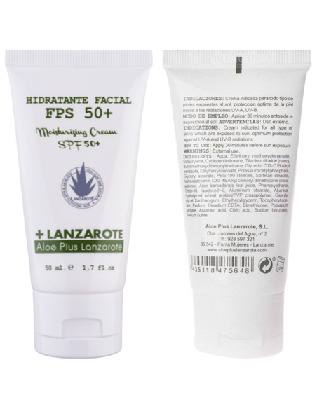 Crema FPS+50 Aloe Vera 50 ml