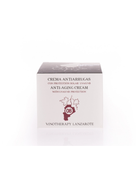 Creme Facial Antirrugas de Vinho e Aloe 50ml.