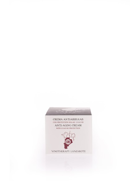 Crema Facial Antiarrugas de Vino y Aloe 50ml.