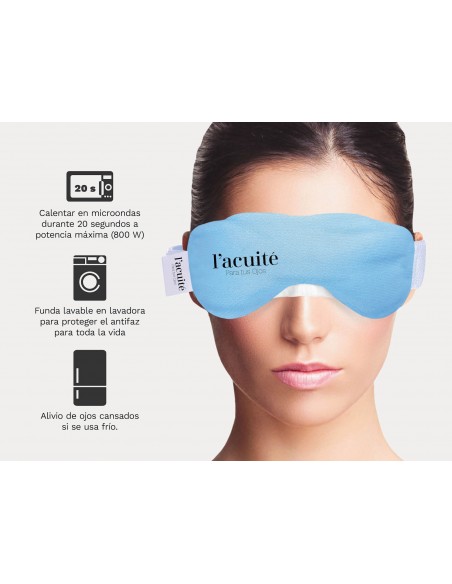 Antifaz Hidrocalor + modelo enchufable USB, ideal para viajar