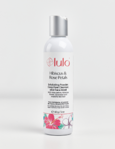 Polvo Exfoliante - Hibisco y Pétalos de Rosa