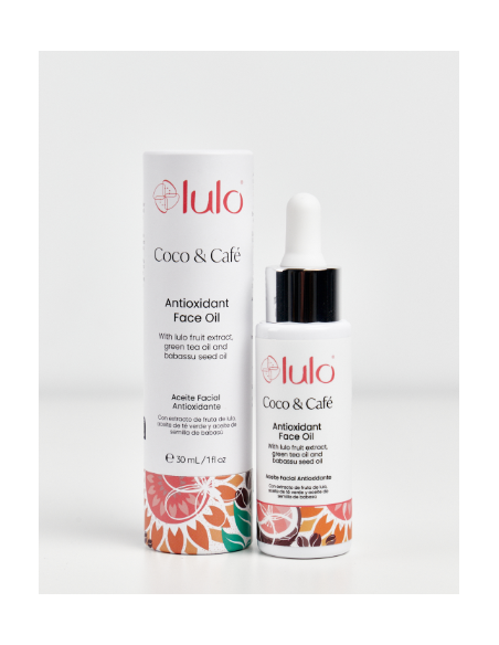 Aceite Facial Antioxidante de Coco y Café - Lulo