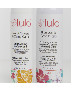 Kit Limpieza LULO: Gel limpiador + Exfoliante en polvo 2