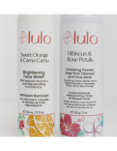 Kit Limpieza LULO: Gel limpiador + Exfoliante en polvo