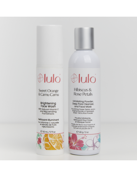 Kit Limpieza LULO: Gel limpiador + Exfoliante en polvo